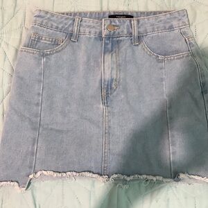 Forever 21 denim skirt .